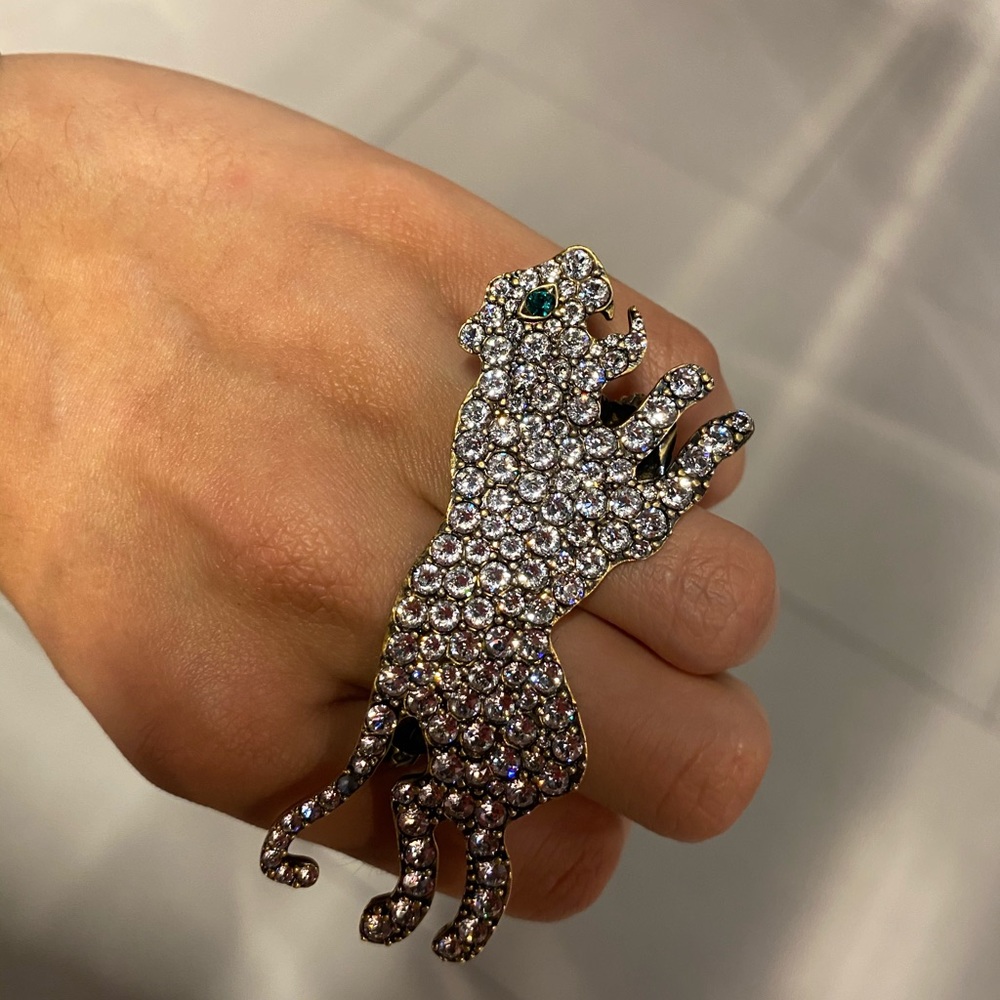 Gucci jaguar tiger ring